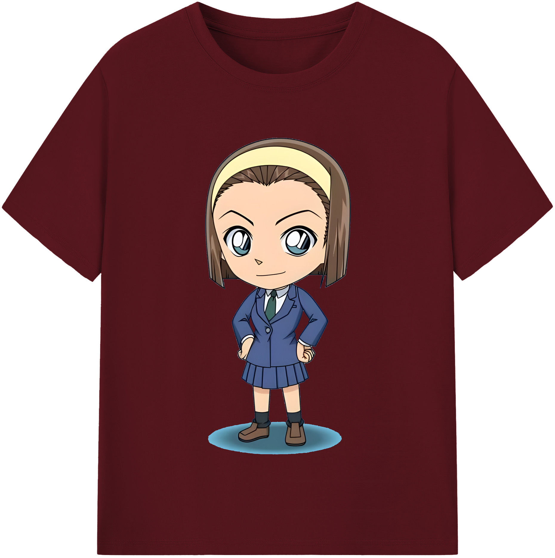 （画像用） 名探偵コナン 吉田 歩美 よしだ あゆみ Detective Conan my Yeager 綿100％半袖Tシャツ（フロントプリント）